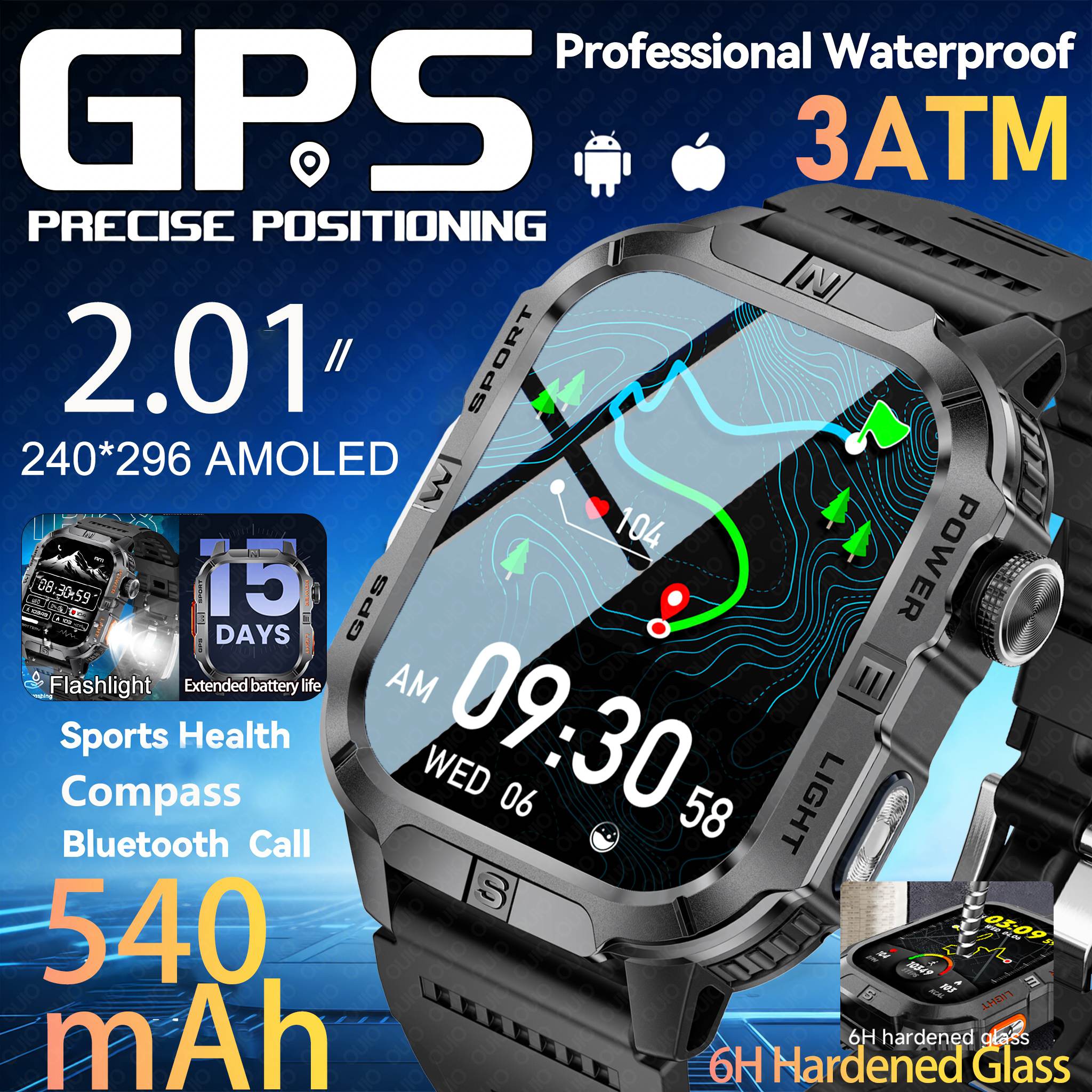 Outdoor Lighting Ip Rating - 2026 Nieuwe Smartwatch GPS Bewegingsregistratie 6