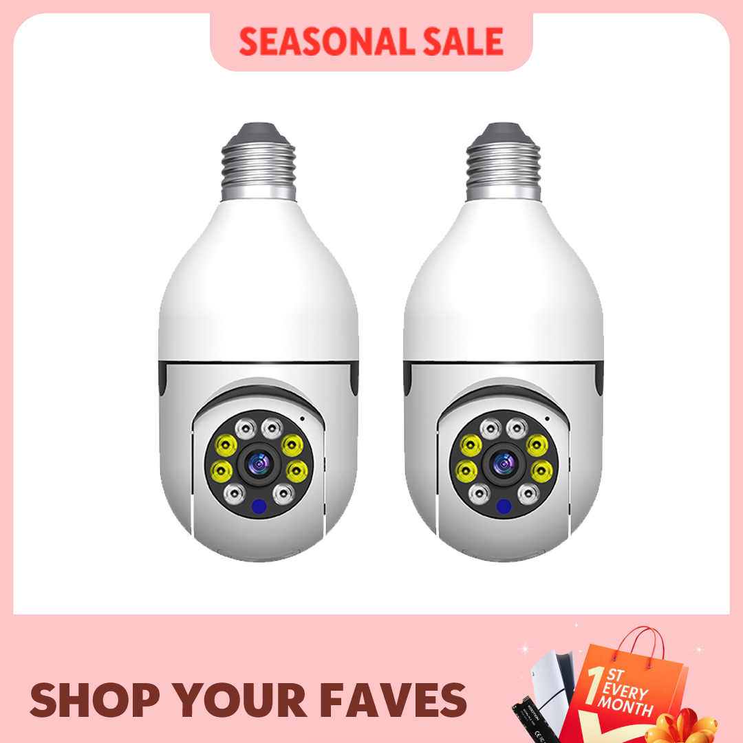 Outdoor Lighting Socket - 2Pc Ease Life APP-Gloeilamp Beveiligingscamera's Outdoor