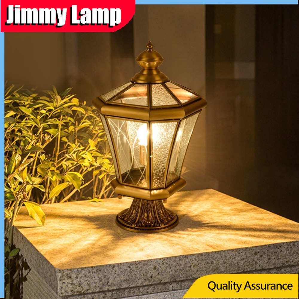 Outdoor Lighting Brass - Europese stijl buiten waterdicht gazon messing