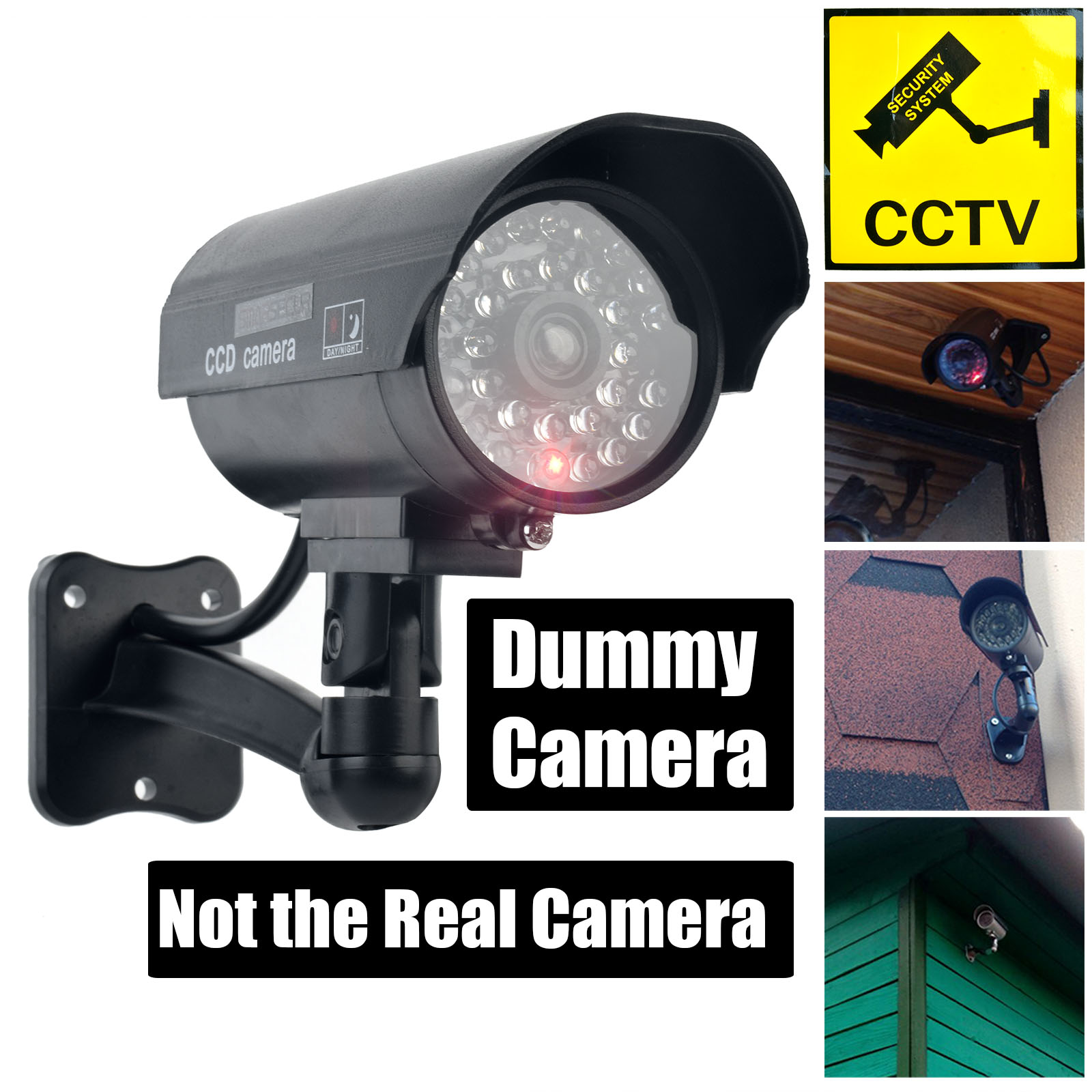 Outdoor Lighting And Camera - Smarsecur Fake Camera Dummy Waterdichte Beveiliging