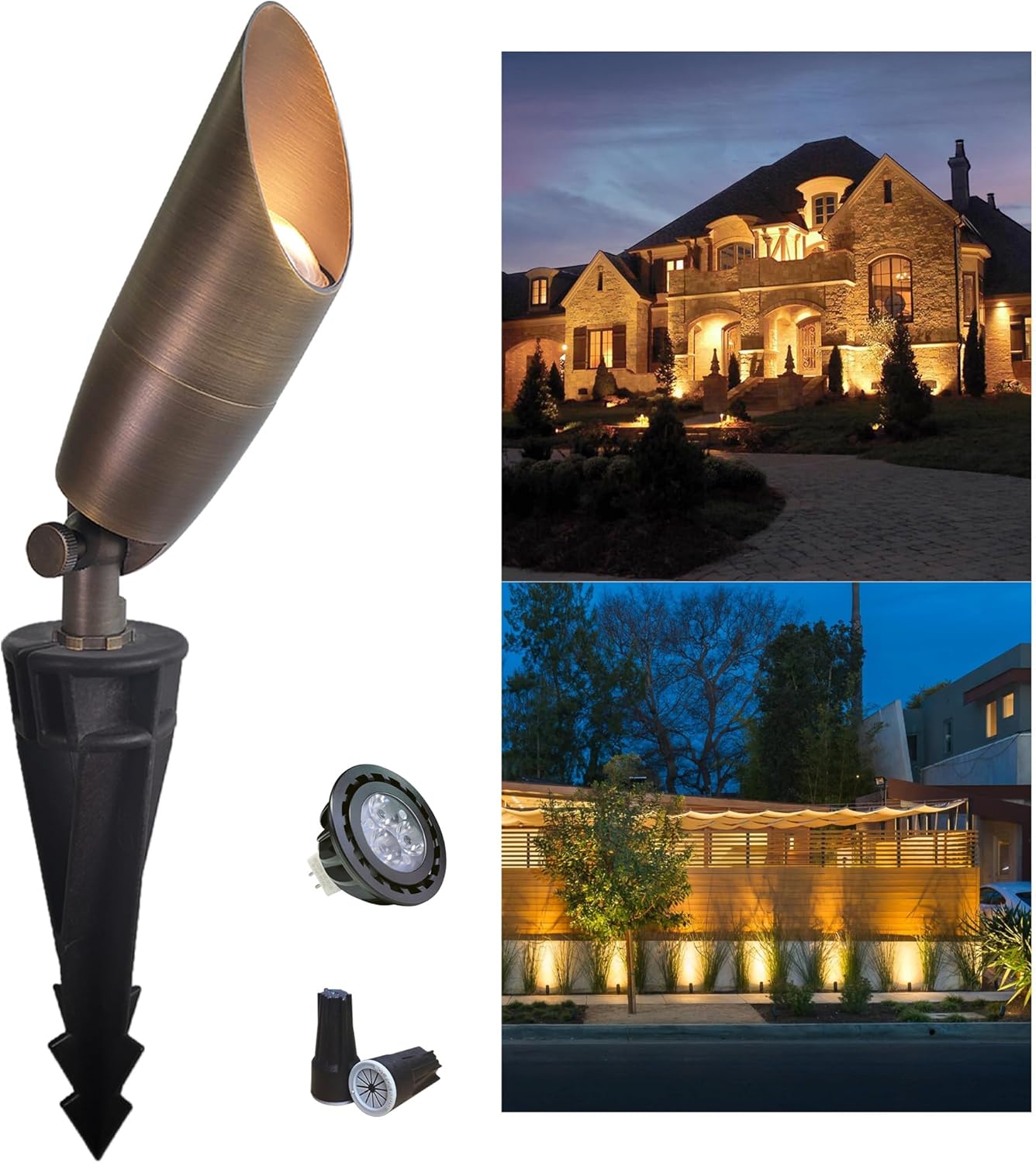 Outdoor Lighting Brass - Hoge kwaliteit messing lichtgevende diode tuinspot