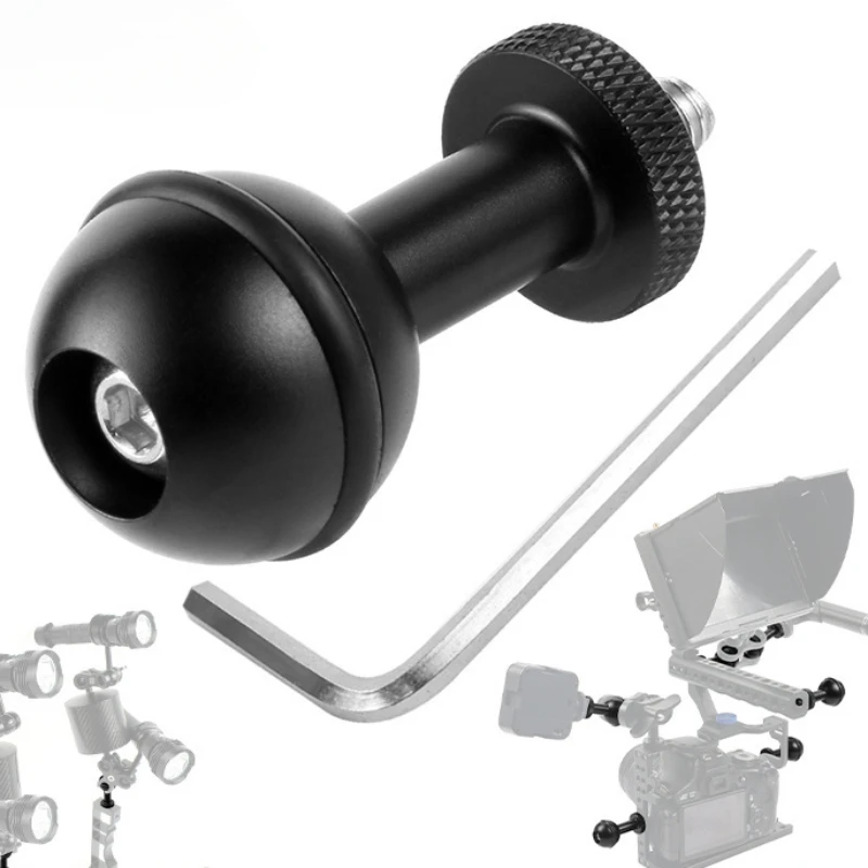 Outdoor Lighting For Photography - Duikfotografie Balhoofdbasis, Verstelbare Elasticiteit, Anti-Omkering Balhoofd,
