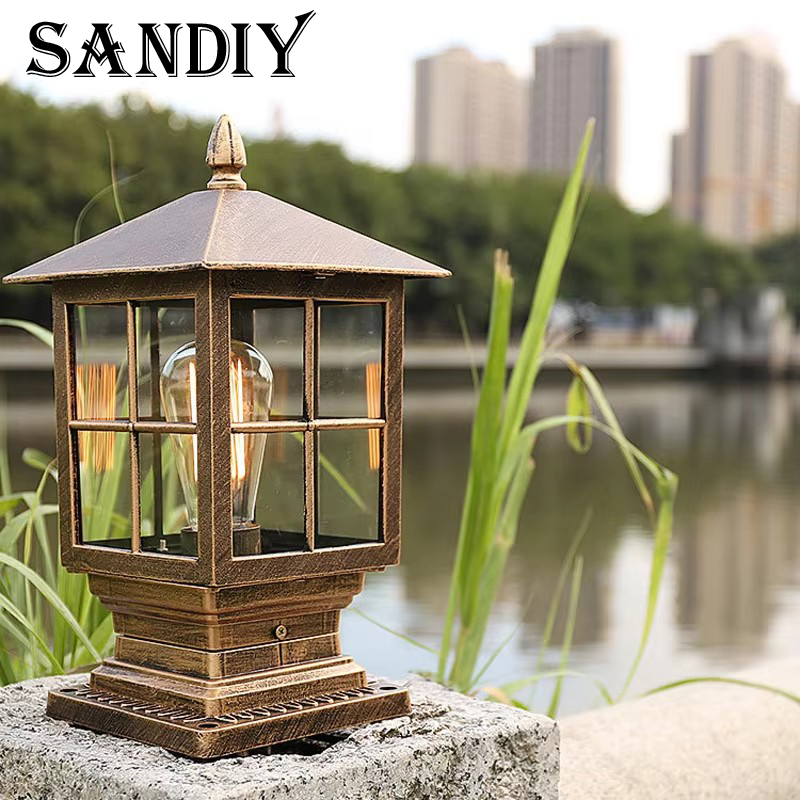 Outdoor Yard Lighting Fixtures - Outdoor Post Lights Led Metaal Glazen