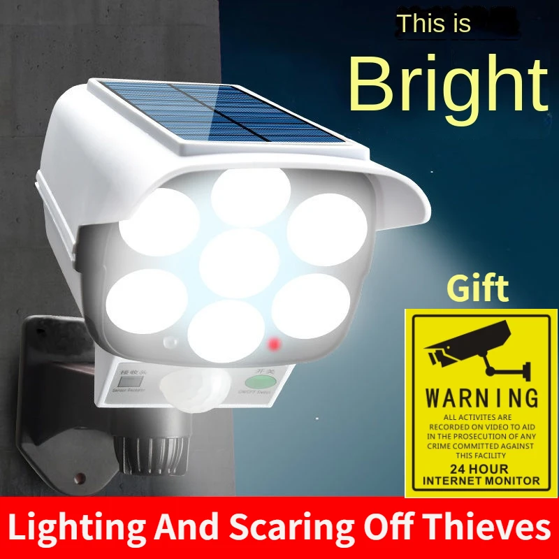 Outdoor Lighting And Camera - Outdoor Solar Light Bewegingssensor Beveiliging Dummy