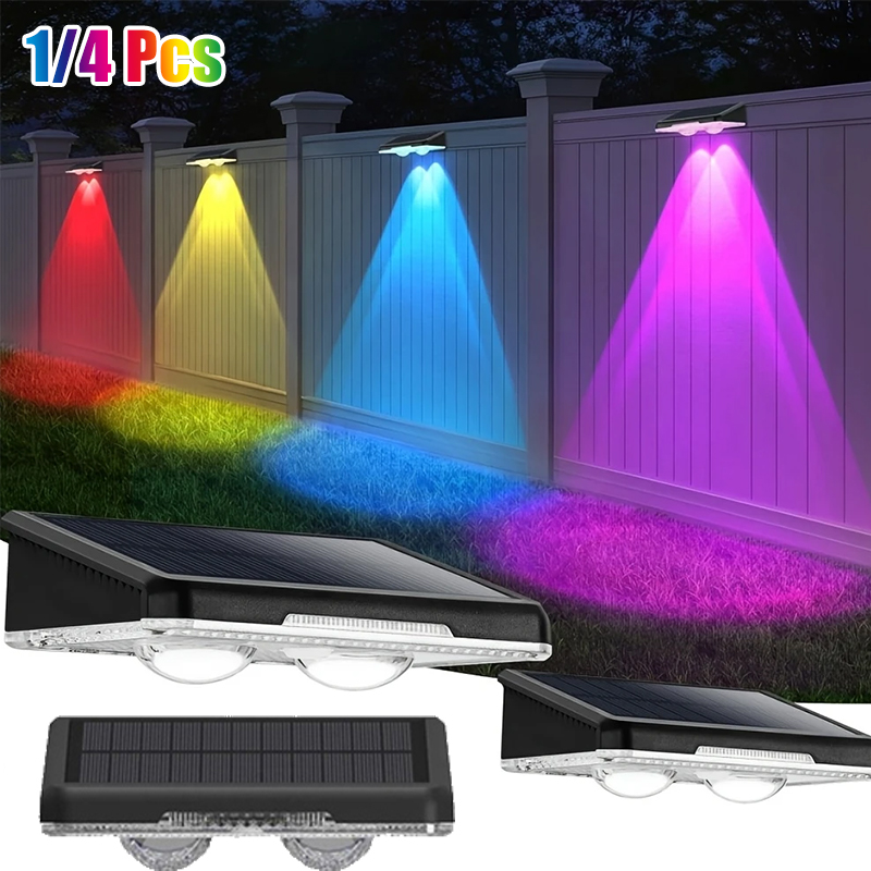 Outdoor Lighting Zigbee - 1-4 stuks zonne-hekverlichting op zonne-energie LED-deklicht