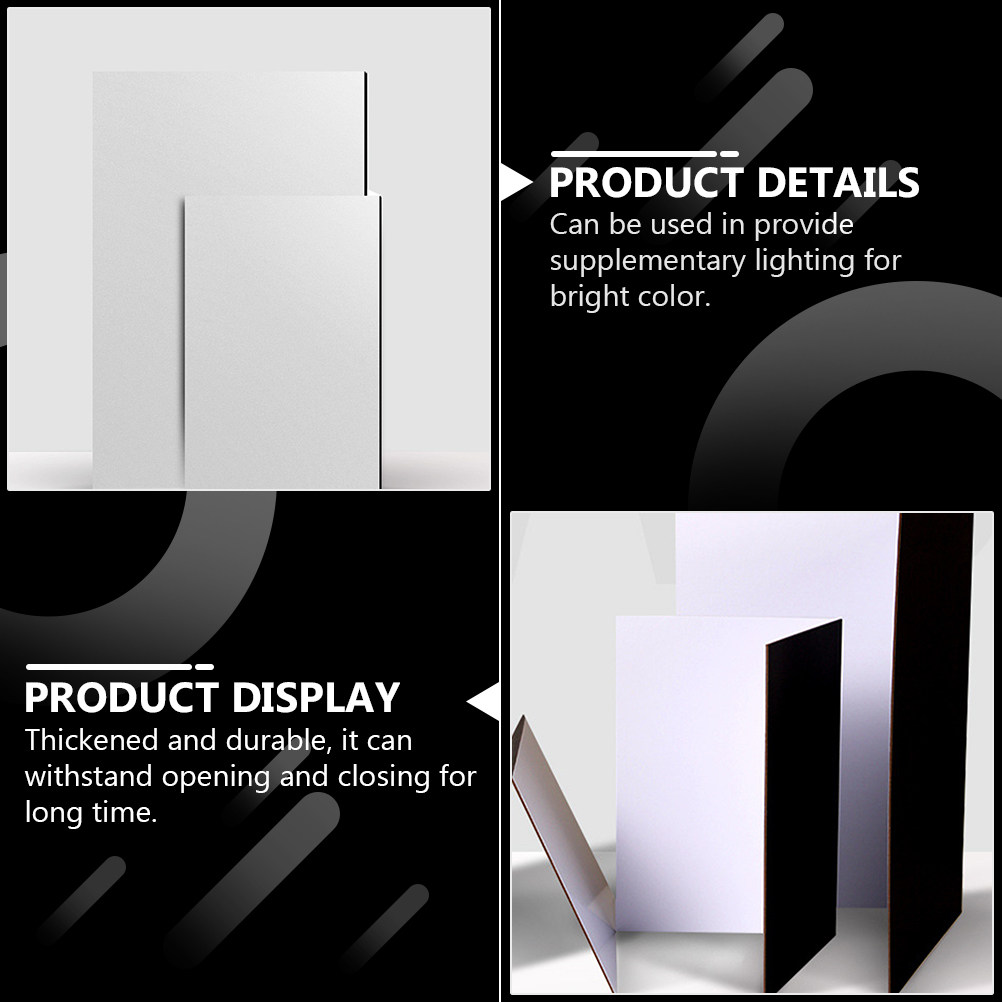 Outdoor Lighting For Photography - Zwart-wit opvouwbaar reflectorbord fotografie reflecterend karton