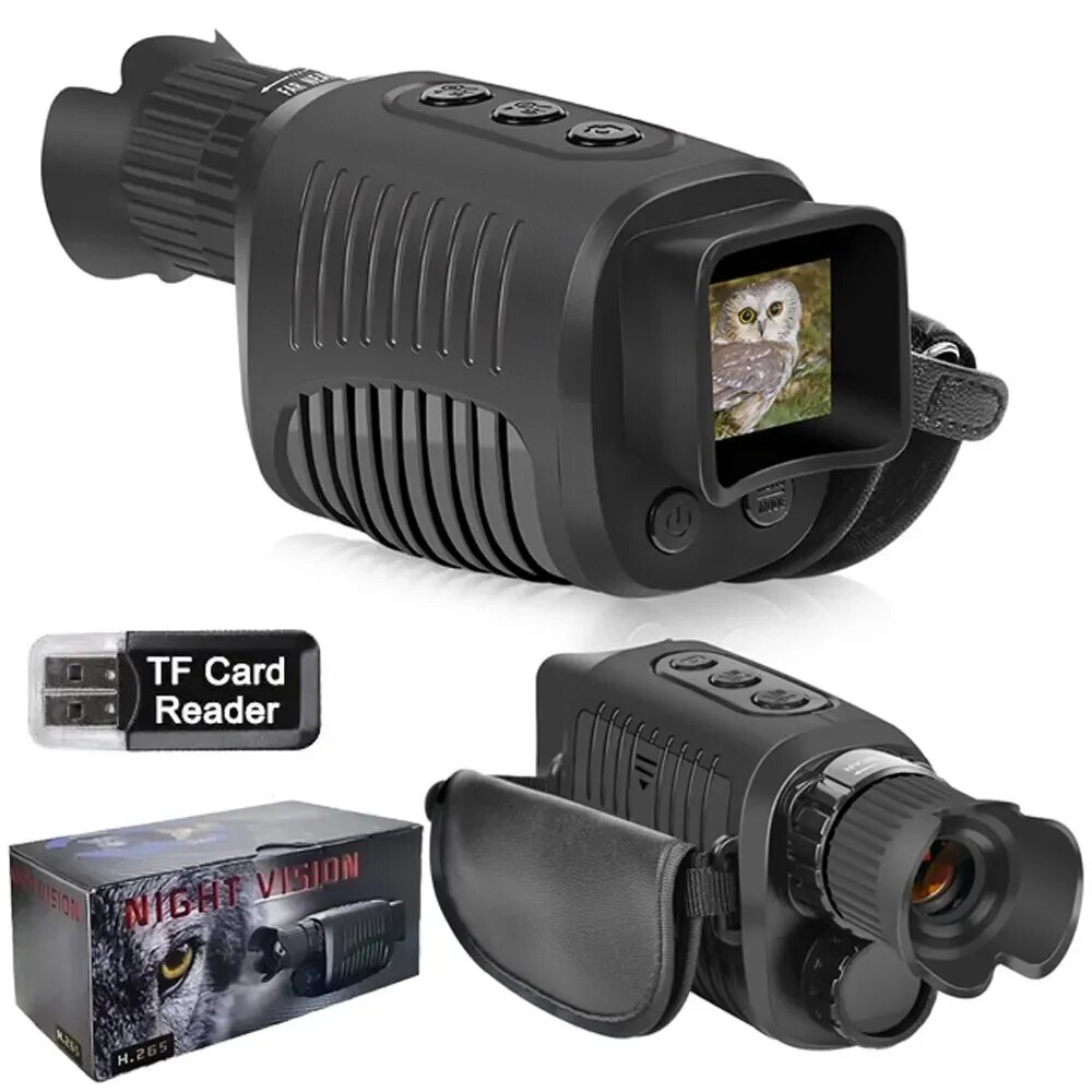 Outdoor Lighting And Camera - Monoculair nachtzichtapparaat 1080P HD Infraroodcamera 5X