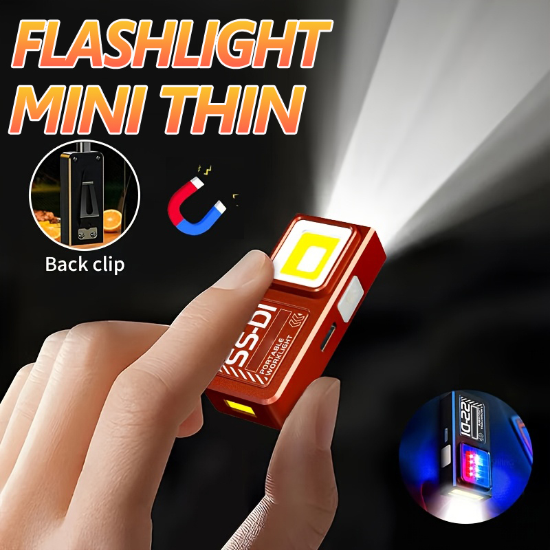 Led Flood Light - Mini COB LED-zaklamp Oplaadbare draagbare EDC-zaklamp