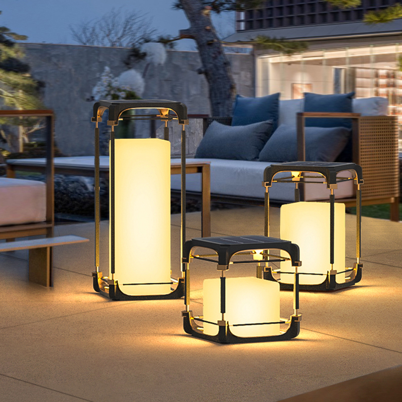 Outdoor Lighting Lamp - Lichtgevende vloerlamp, solar LED buitenverlichting voor