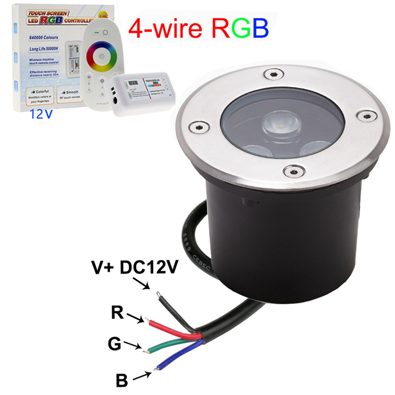 Outdoor Lighting Underground Wiring - Externe Besturing 4-draads Rgb Led Ondergrondse