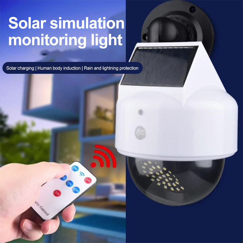 Outdoor Lighting And Camera - Zonne-Energie Simulatiecamera Bewegingssensor Virtuele Camera Outdoor