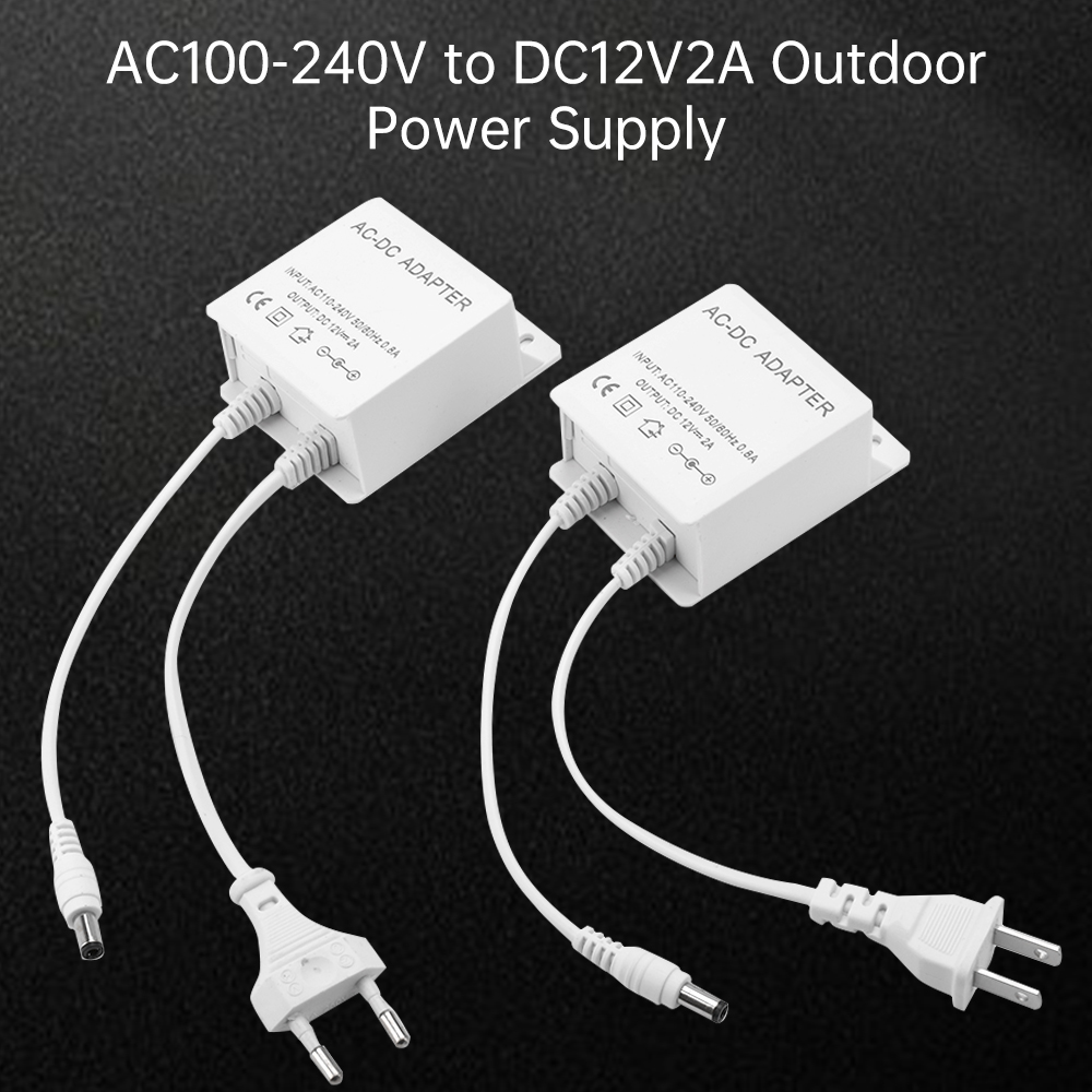 DC12V 2A EU Plug Adapter Bevei - Outdoor Lighting Socket recensie en prijs
