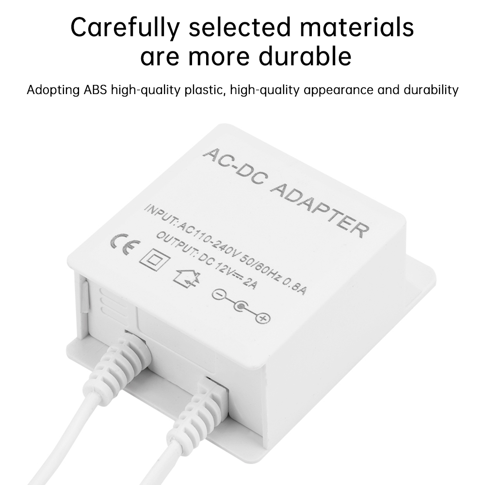 DC12V 2A EU Plug Adapter Bevei - Outdoor Lighting Socket recensie en prijs