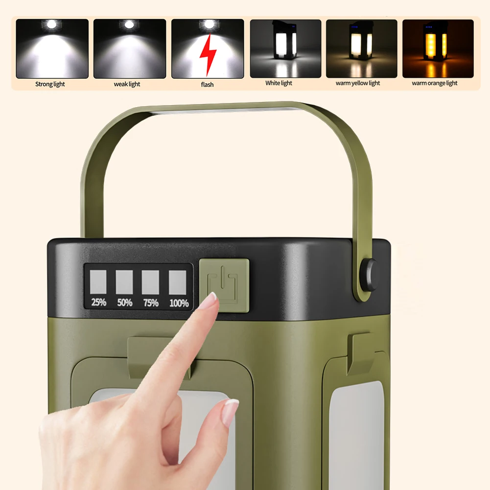 Zonne-aangedreven draagbare ca - Outdoor Lighting Lamp recensie en prijs