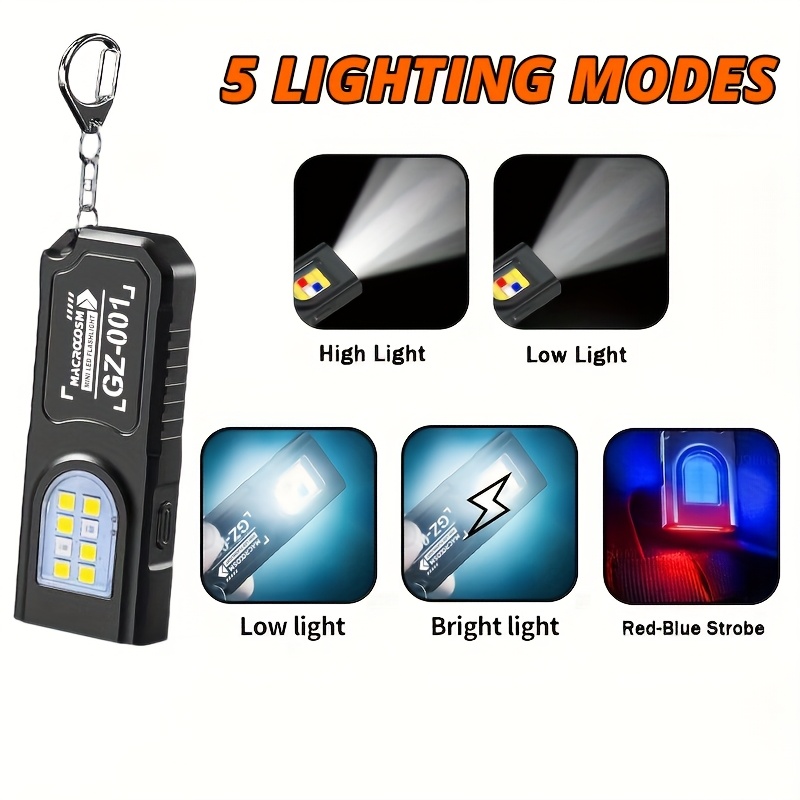 LED COB-zaklamp Type C Oplaadb - Led Flood Light recensie en prijs