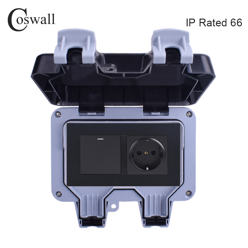 Coswall IP66 Weerbestendige Wa - Outdoor Lighting Socket recensie en prijs