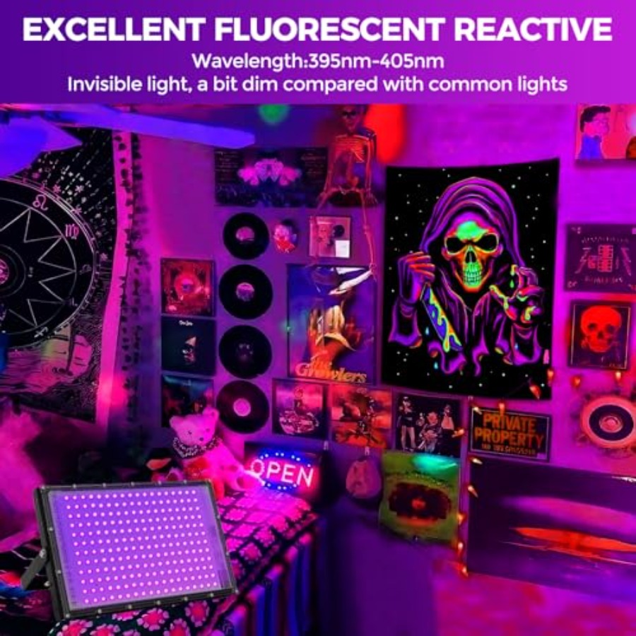 200W LED Black Lights voor Glo - Led Flood Light recensie en prijs