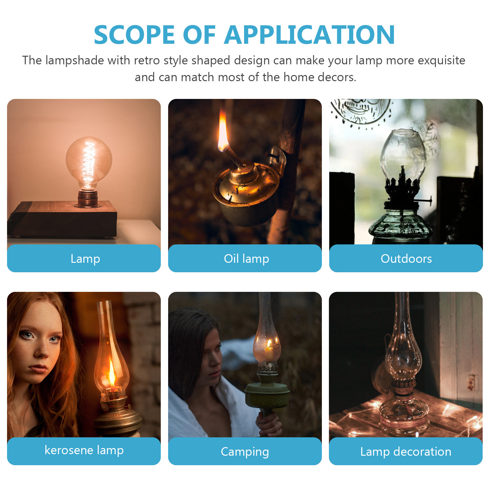 Olielampkap Transparante Retro - Outdoor Lighting Glass Replacement recensie en prijs