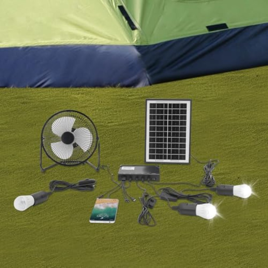 Zonne-plafondventilatorlamp me - Outdoor Lighting Volt recensie en prijs