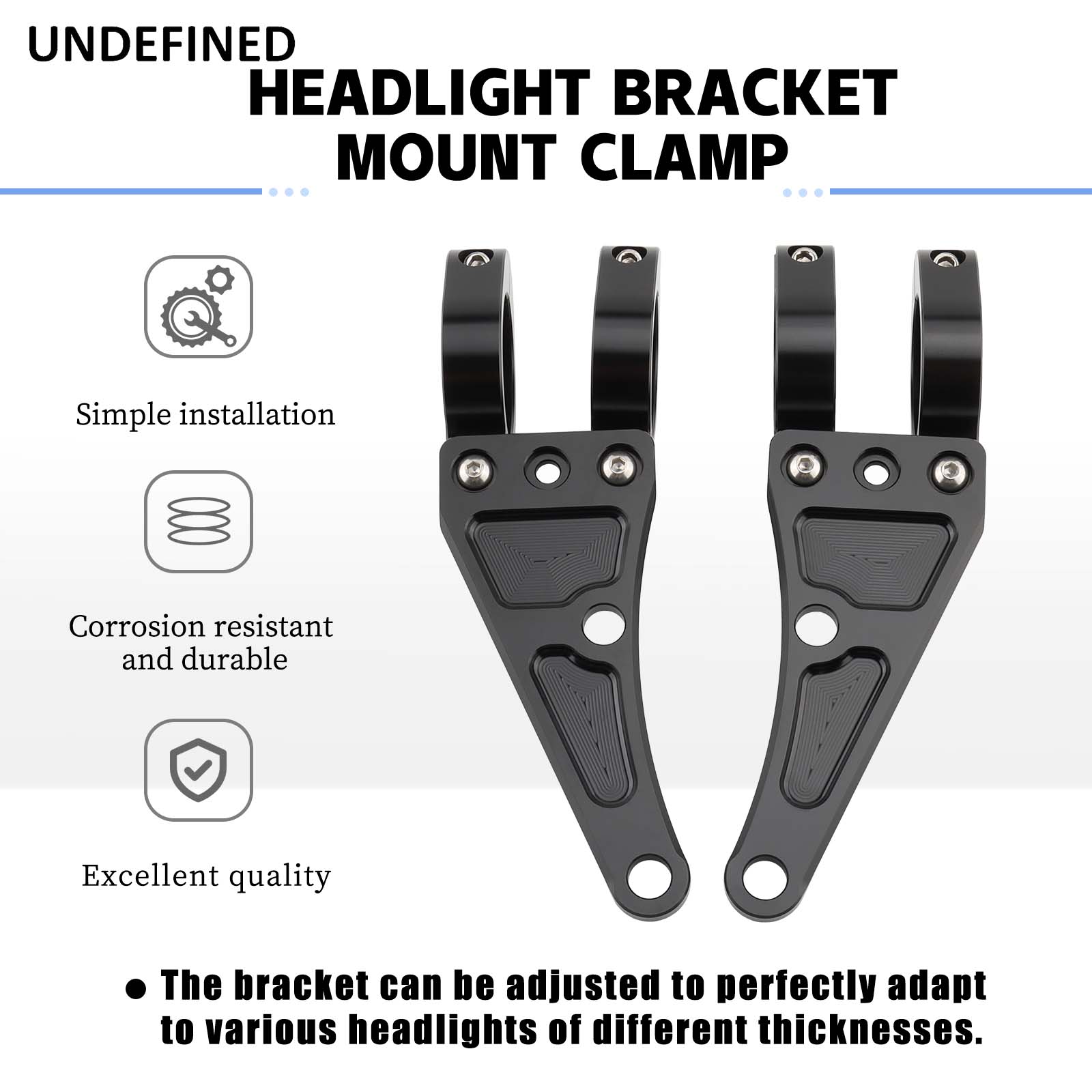 33Mm-58Mm Koplamp Mount Klemme - Outdoor Lighting Youtube recensie en prijs
