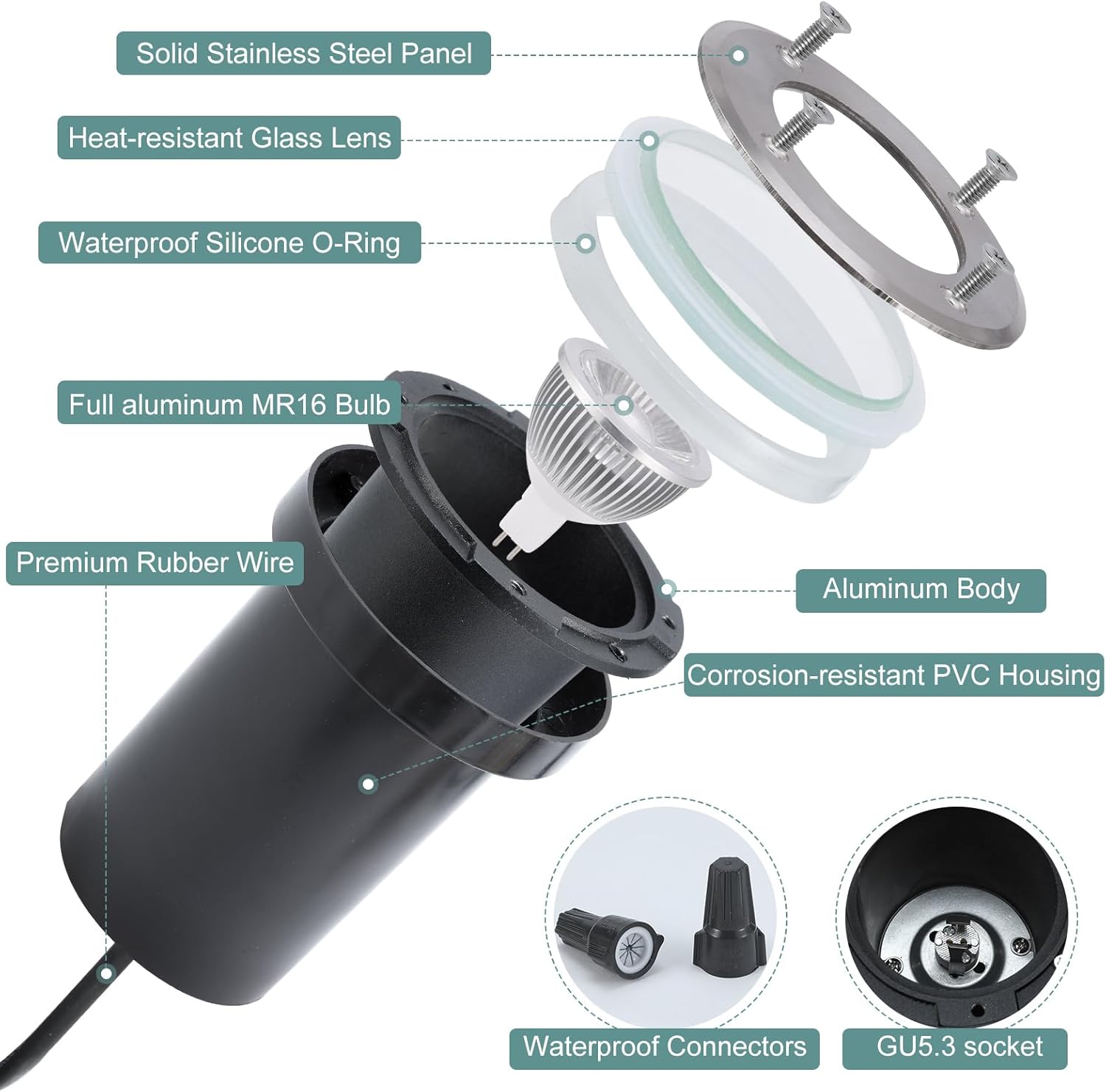 6-pack laagspanning landschaps - Outdoor Lighting Underground Wiring recensie en prijs