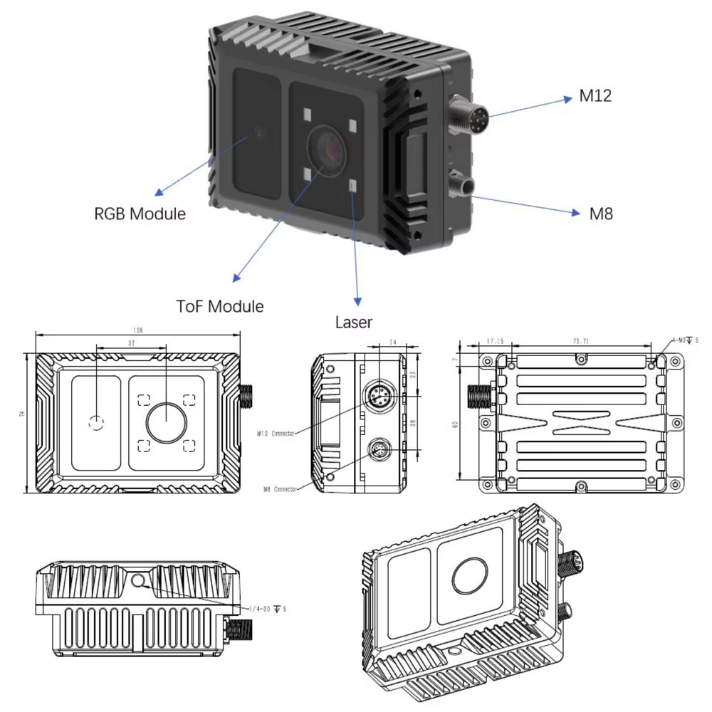 CS40pro 10m 3D ToF Solid State - Outdoor Lighting And Camera recensie en prijs