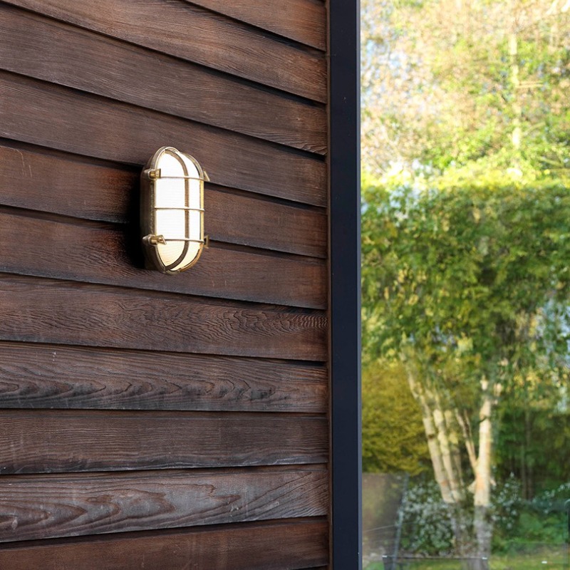 Minimalistische messing glazen - Outdoor Lighting Brass recensie en prijs