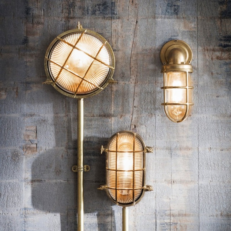 Minimalistische messing glazen - Outdoor Lighting Brass recensie en prijs
