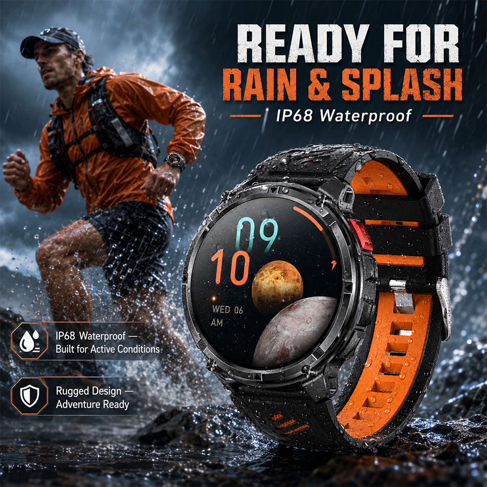 YAOCX AMOLED Smartwatch Heren  - Outdoor Lighting Ip Rating recensie en prijs