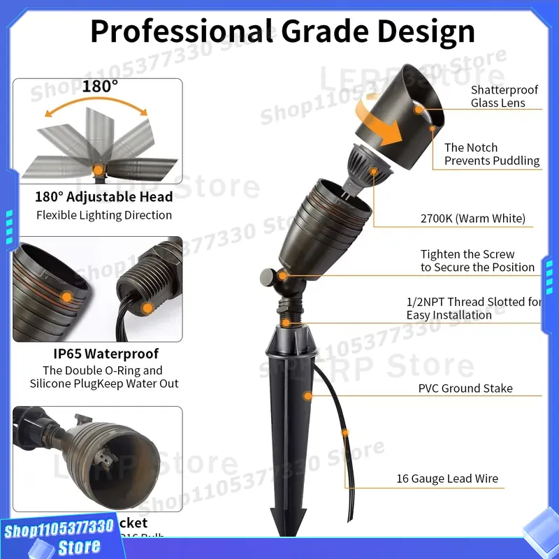 Laagspanning MR16 LED-spot 270 - Outdoor Yard Lighting Fixtures recensie en prijs