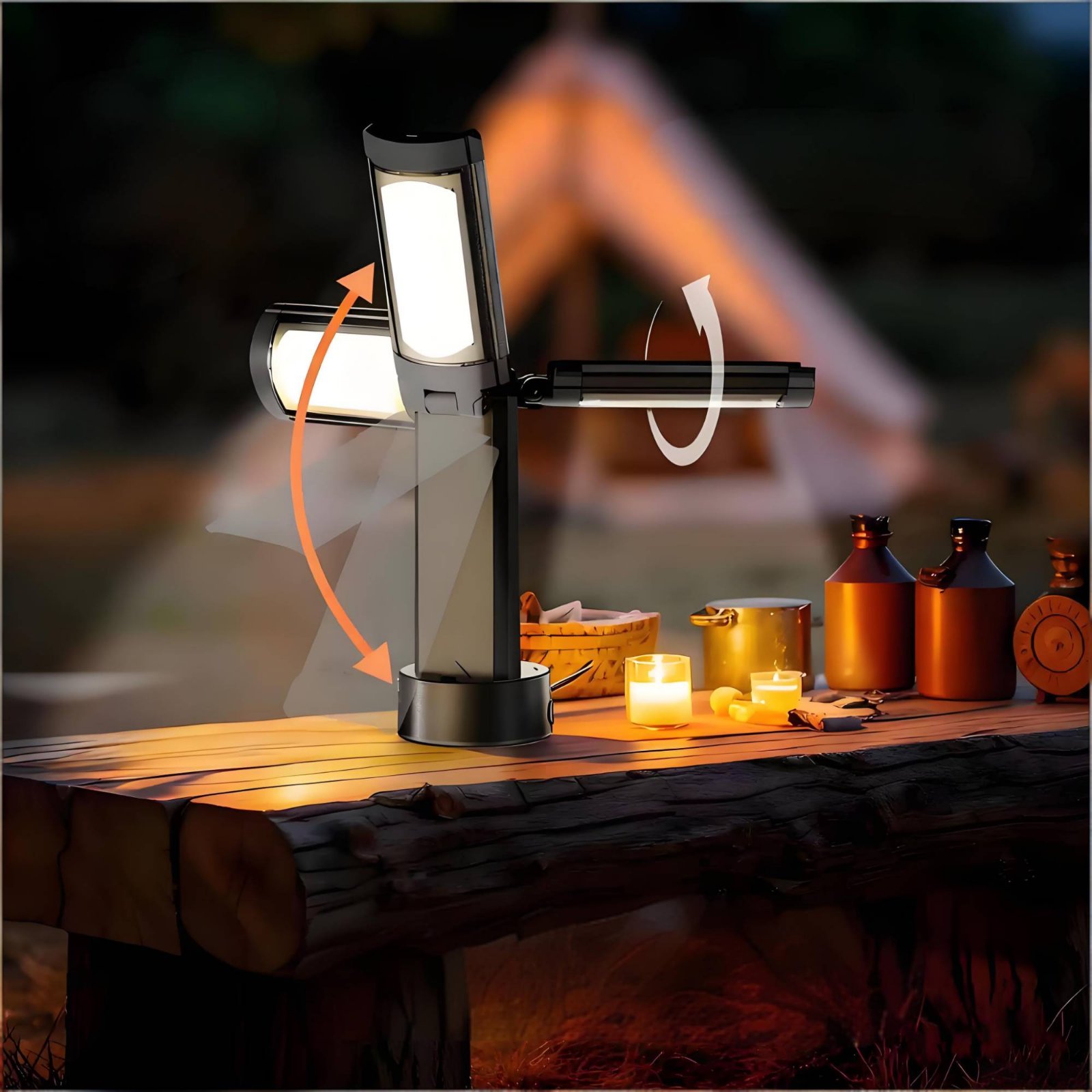 Telescopische tentlamp Verstel - Outdoor Lighting Lamp recensie en prijs