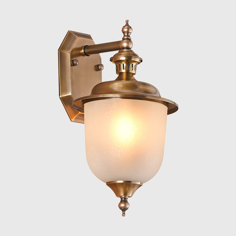 Moderne messing landelijke wan - Outdoor Lighting Brass recensie en prijs