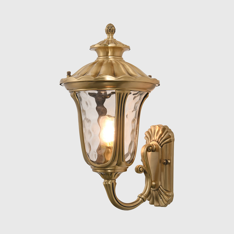 Moderne messing landelijke wan - Outdoor Lighting Brass recensie en prijs