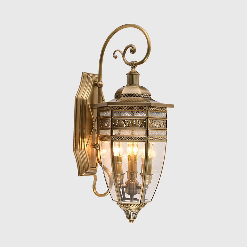 Moderne messing landelijke wan - Outdoor Lighting Brass recensie en prijs