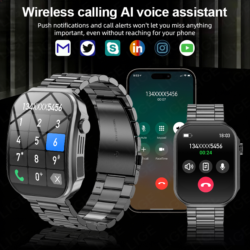 Mannen Smart Horloge 3D Geboge - Outdoor Lighting Ip Rating recensie en prijs